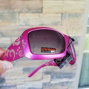 Pink Women Sunglasses Sun Glasses Hippie Flower Daisy retro